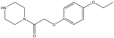 1-[(4-ethoxyphenoxy)acetyl]piperazine Structure