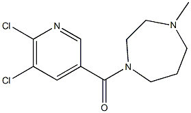 1-[(5,6-dichloropyridin-3-yl)carbonyl]-4-methyl-1,4-diazepane 구조식 이미지