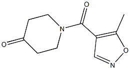 1-[(5-methylisoxazol-4-yl)carbonyl]piperidin-4-one 구조식 이미지
