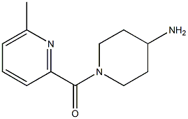 1-[(6-methylpyridin-2-yl)carbonyl]piperidin-4-amine 구조식 이미지