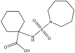 1-[(azepane-1-sulfonyl)amino]cyclohexane-1-carboxylic acid Structure