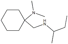 1-[(butan-2-ylamino)methyl]-N,N-dimethylcyclohexan-1-amine Structure
