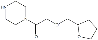 1-[(tetrahydrofuran-2-ylmethoxy)acetyl]piperazine Structure