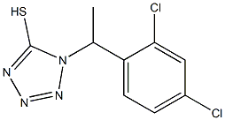 1-[1-(2,4-dichlorophenyl)ethyl]-1H-1,2,3,4-tetrazole-5-thiol Structure