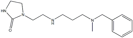 1-[2-({3-[benzyl(methyl)amino]propyl}amino)ethyl]imidazolidin-2-one 구조식 이미지