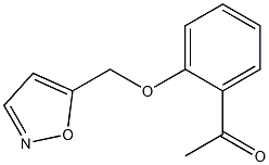 1-[2-(1,2-oxazol-5-ylmethoxy)phenyl]ethan-1-one Structure