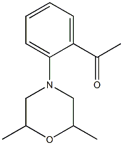 1-[2-(2,6-dimethylmorpholin-4-yl)phenyl]ethan-1-one Structure