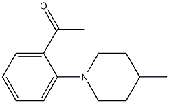 1-[2-(4-methylpiperidin-1-yl)phenyl]ethan-1-one Structure