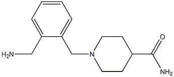 1-[2-(aminomethyl)benzyl]piperidine-4-carboxamide Structure