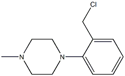 1-[2-(chloromethyl)phenyl]-4-methylpiperazine 구조식 이미지