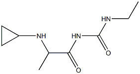 1-[2-(cyclopropylamino)propanoyl]-3-ethylurea Structure