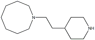 1-[2-(piperidin-4-yl)ethyl]azocane Structure