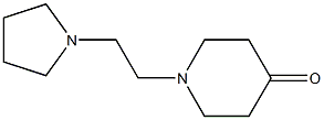 1-[2-(pyrrolidin-1-yl)ethyl]piperidin-4-one Structure