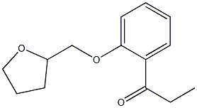 1-[2-(tetrahydrofuran-2-ylmethoxy)phenyl]propan-1-one 구조식 이미지