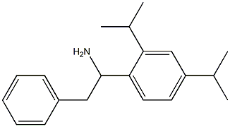 1-[2,4-bis(propan-2-yl)phenyl]-2-phenylethan-1-amine Structure