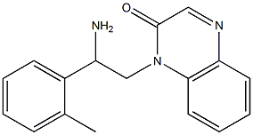 1-[2-amino-2-(2-methylphenyl)ethyl]-1,2-dihydroquinoxalin-2-one Structure