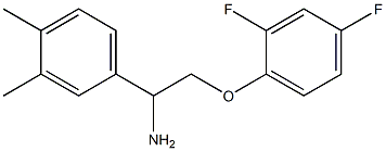 1-[2-amino-2-(3,4-dimethylphenyl)ethoxy]-2,4-difluorobenzene 구조식 이미지