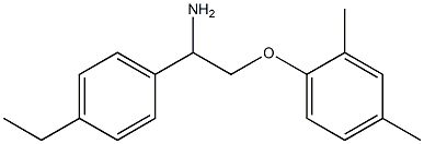 1-[2-amino-2-(4-ethylphenyl)ethoxy]-2,4-dimethylbenzene Structure