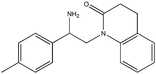 1-[2-amino-2-(4-methylphenyl)ethyl]-3,4-dihydroquinolin-2(1H)-one Structure