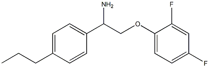 1-[2-amino-2-(4-propylphenyl)ethoxy]-2,4-difluorobenzene Structure