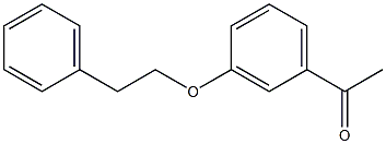 1-[3-(2-phenylethoxy)phenyl]ethan-1-one 구조식 이미지