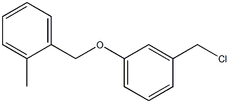 1-[3-(chloromethyl)phenoxymethyl]-2-methylbenzene 구조식 이미지