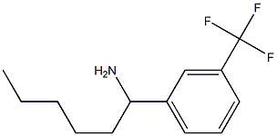 1-[3-(trifluoromethyl)phenyl]hexan-1-amine Structure