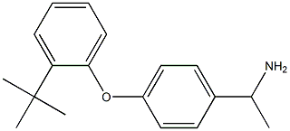 1-[4-(2-tert-butylphenoxy)phenyl]ethan-1-amine Structure