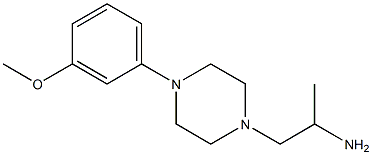 1-[4-(3-methoxyphenyl)piperazin-1-yl]propan-2-amine Structure