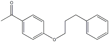 1-[4-(3-phenylpropoxy)phenyl]ethan-1-one Structure