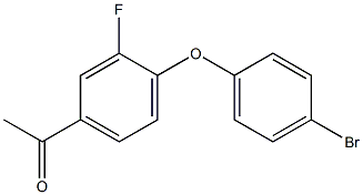 1-[4-(4-bromophenoxy)-3-fluorophenyl]ethan-1-one Structure