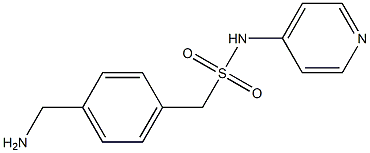 1-[4-(aminomethyl)phenyl]-N-(pyridin-4-yl)methanesulfonamide 구조식 이미지