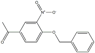 1-[4-(benzyloxy)-3-nitrophenyl]ethan-1-one Structure