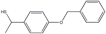 1-[4-(benzyloxy)phenyl]ethane-1-thiol Structure