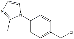1-[4-(chloromethyl)phenyl]-2-methyl-1H-imidazole Structure