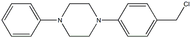 1-[4-(chloromethyl)phenyl]-4-phenylpiperazine Structure