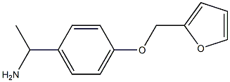 1-[4-(furan-2-ylmethoxy)phenyl]ethan-1-amine Structure