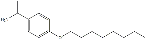 1-[4-(octyloxy)phenyl]ethan-1-amine 구조식 이미지