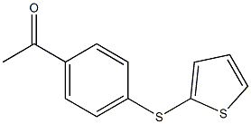 1-[4-(thiophen-2-ylsulfanyl)phenyl]ethan-1-one 구조식 이미지