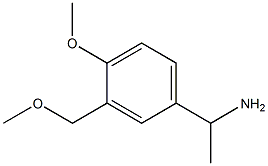 1-[4-methoxy-3-(methoxymethyl)phenyl]ethanamine Structure