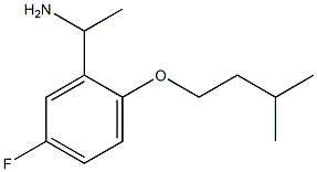 1-[5-fluoro-2-(3-methylbutoxy)phenyl]ethan-1-amine Structure