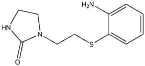 1-{2-[(2-aminophenyl)sulfanyl]ethyl}imidazolidin-2-one Structure