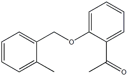 1-{2-[(2-methylphenyl)methoxy]phenyl}ethan-1-one Structure