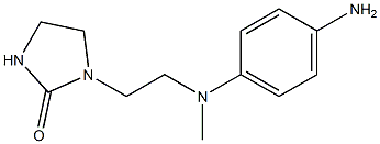 1-{2-[(4-aminophenyl)(methyl)amino]ethyl}imidazolidin-2-one Structure