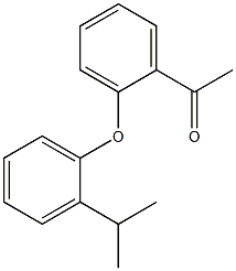 1-{2-[2-(propan-2-yl)phenoxy]phenyl}ethan-1-one Structure