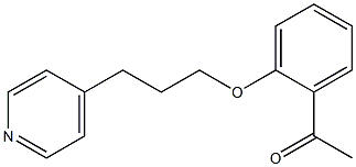 1-{2-[3-(pyridin-4-yl)propoxy]phenyl}ethan-1-one Structure