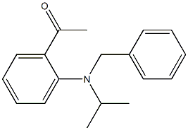 1-{2-[benzyl(propan-2-yl)amino]phenyl}ethan-1-one 구조식 이미지