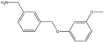 1-{3-[(3-methoxyphenoxy)methyl]phenyl}methanamine 구조식 이미지