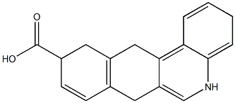 11,12-dihydro-5-azatetraphene-10-carboxylic acid Structure