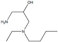 1-amino-3-[butyl(ethyl)amino]propan-2-ol 구조식 이미지